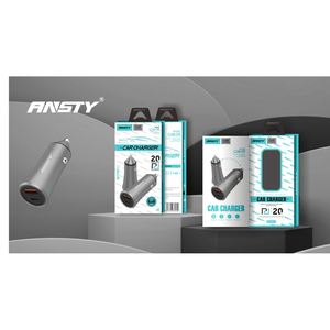 Cargador de Coche Ansty 20W Carga Rápida Power 3.0 Modelo Car-09 - Product Image 1