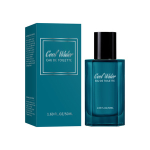 Eau de toilette pour homme, parfum d'eau froide, 50 ml, longue durée, notes boisées, vaporisateur <span class=keywords><strong>EDP</strong></span> - Product Image 1