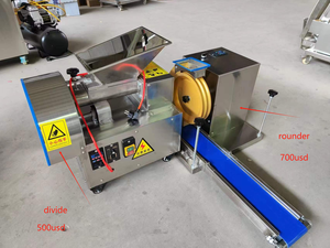 Bột bóng máy chia và con lăn Máy ping pong bột Máy làm để bán - Product Image 4