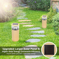 Éclairage led extérieur étanche lumière solaire pour jardin étanche lumières solaires pierre pour voie extérieure jardin cour décor lampe