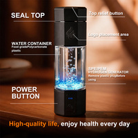 Botol Air Hidrogen 8000ppb Grosir SPE PEM, Tangki Besar, Daya Tahan Lama, Bersertifikat CE FDA Siap Kirim