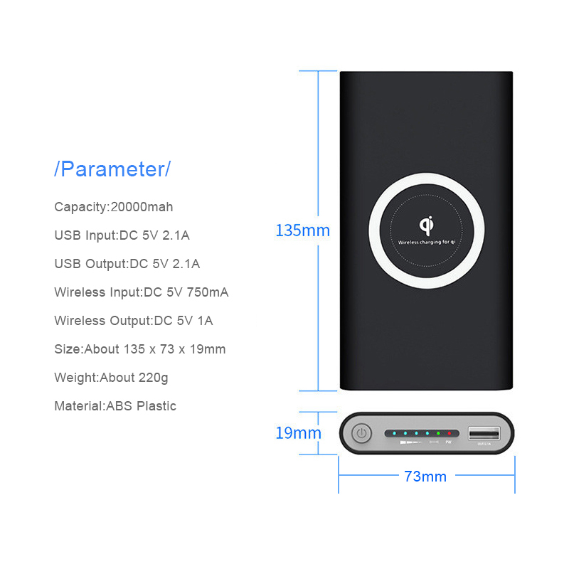 Поддержка пользовательского логотипа Новый трёхв-1 Беспроводной внешний аккумулятор 10000 мАч ультра-тонкий большой емкости мобильный внешний аккумулятор