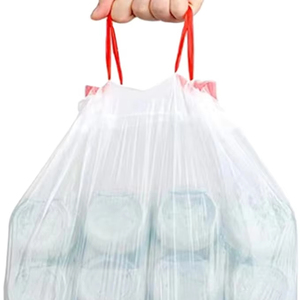 Bolsas de Basura con Cordón, 120/240 Unidades, 0.7 Mil, 100% Material Reciclado, para Cocina y Oficina - Product Image 1