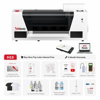 Nouvelle imprimante DTF InkSonic H13 F1080 A3 avec four, imprimante DTF à transfert thermique sur film PET, machine d'impression de t-shirts de 14 pouces