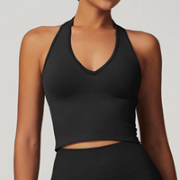 Ensemble de yoga 5 pièces : Shorts sans couture, soutien-gorge de sport, débardeur d'entraînement, veste zippée, leggings taille haute pour femme – Tenue de sport et fitness