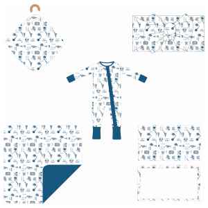 Pijama Enterizo de Manga Larga para Bebé Recién Nacido, 100% Algodón, Cómodo, Transpirable, con Cremallera Bidireccional, para Niño y Niña de 0 a 12 Meses - Product Image 4
