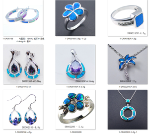 Commercio all'ingrosso Dell'<span class=keywords><strong>argento</strong></span> Sterlina 925 Sintetico di Cuore Blu Della Vite Prigioniera <span class=keywords><strong>Orecchini</strong></span> Disegni per la Ragazza DR032826E - Product Image 2