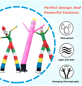 FEAMONT Mujer Bailarina de Aire <span class=keywords><strong>Inflable</strong></span>, Diseño de Muñeca de Moda, <span class=keywords><strong>para</strong></span> Exhibiciones al Por Menor, Personalizado y Color Rosa, Decoración de Eventos - Product Image 5