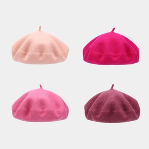 Elegante boina de lana estilo japonés vintage para mujer, versión coreana, boina gruesa multicolor natural para invierno - Product Image 2
