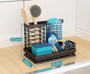 Drain <b>Rack</b> <b>Kitchen</b> Organizer <b>Rack</b> Shelf <b>Storage</b> Customized Draining <b>Rack</b> <b>Kitchen</b> Sink Drying Shelf Organizer Wholesale - Product Image 2