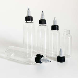 Bouteille en plastique PET de qualité alimentaire avec bouchon à vis et impression sérigraphique pour huile capillaire cosmétique - Product Image 5