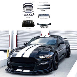 Kits de carrosserie <span class=keywords><strong>MUSTANG</strong></span> GT500, ancien modèle vers nouveau modèle, pare-chocs avant, jupe latérale, diffuseur, embouts d'échappement, 2018-<span class=keywords><strong>MUSTANG</strong></span> GT500, pièces automobiles de lifting - Product Image 1
