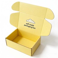 Boîte d'emballage postale en papier personnalisable et recyclable pour vêtements, chaussettes, chemises, jupes, pantalons, sous-vêtements – Vente en gros, conception gratuite