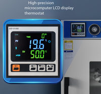 Four de séchage compact à air forcé 42L, four de chauffage à air chaud 300°C ° Contrôleur PID avec chambre en acier inoxydable 220V