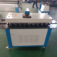 Conduit carré Auto tôle d'acier fabricant de collier de rotation verrouillage CNC conduit formant la machine roulement électrique acier conduit Nip Machine