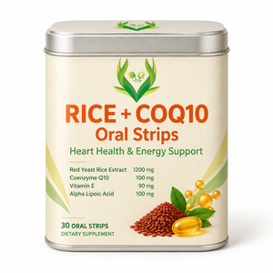 Tiras Orales de Coenzima Q10 al por Mayor para Apoyar el Metabolismo Energético, Tiras Solubles de CoQ10 - Product Image 1