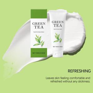 Crema Corporal de Té Verde 100g, Marca Privada OEM, Vegana, con Aloe y Colágeno, Hidratante, Luminosa, No Pegajosa - Product Image 6