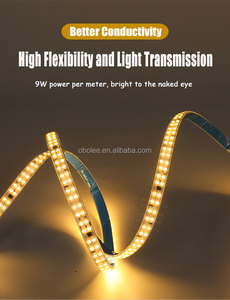 220V Ultra Bright <b>LED</b> <b>Strip</b> <b>Light</b> <b>Waterproof</b> Self-adhesive Cuttable Flicker-Free Plug and Play Flexible Tape <b>Light</b> - Product Image 3