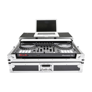Flight case audio pour contrôleur <span class=keywords><strong>Pioneer</strong></span> <span class=keywords><strong>DDJ</strong></span>-<span class=keywords><strong>1000</strong></span> avec tablette pour ordinateur portable et roulettes - Product Image 2
