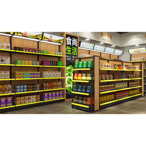 Supermarket Gondola <span class=keywords><strong>Grocery</strong></span> Store Display Racks, Racks For Store Display - Product Image 4