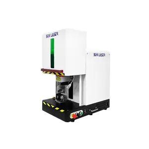 Xách tay nhỏ CNC sợi Laser đánh dấu Máy khắc cho gỗ kim loại vàng bạc trang sức thép không gỉ 50W 60W 80W 100W