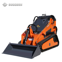 Chargeur en option pour diesel et essence bon marché Chargeur à roues et chenilles Support Service personnalisé Mini chargeuse compacte sur pied
