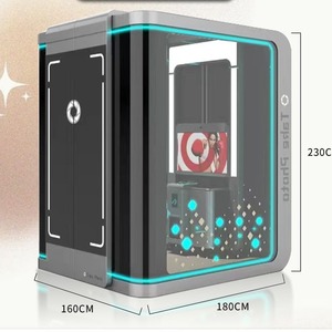Photomaton à <span class=keywords><strong>360</strong></span> degrés, appareil photo automatique, photomaton instantané, écran tactile, photomaton coréen à pièces - Product Image 6