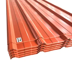 彩色涂层24 26 28 30规格金属屋面板价格钢瓦轻质锌波纹屋面瓦面板
