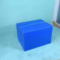 Boîte de manutention en PP alvéolaire sur mesure, pliable, en plastique, pour stockage, conteneur logistique modulaire pour la gestion d'entrepôt