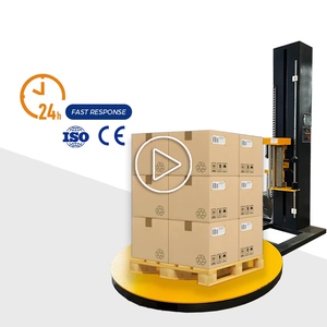 Automatic Customization 300% Pallet Wrapping <b>Machine</b> with CE Pre-<b>stretched</b> Film Pallet Wrapping Pallet <b>Stretch</b> Wrapping <b>Machine</b> - Product Image 1