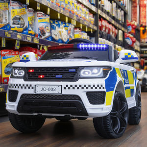 2.4G Afstandsbediening 12V Elektrische Politie Stijl Ride-On Auto Voor Kinderen 2-4 Jaar Pedaalkracht En71 Gecertificeerde Rubberen Zijwieltjes - Product Image 4