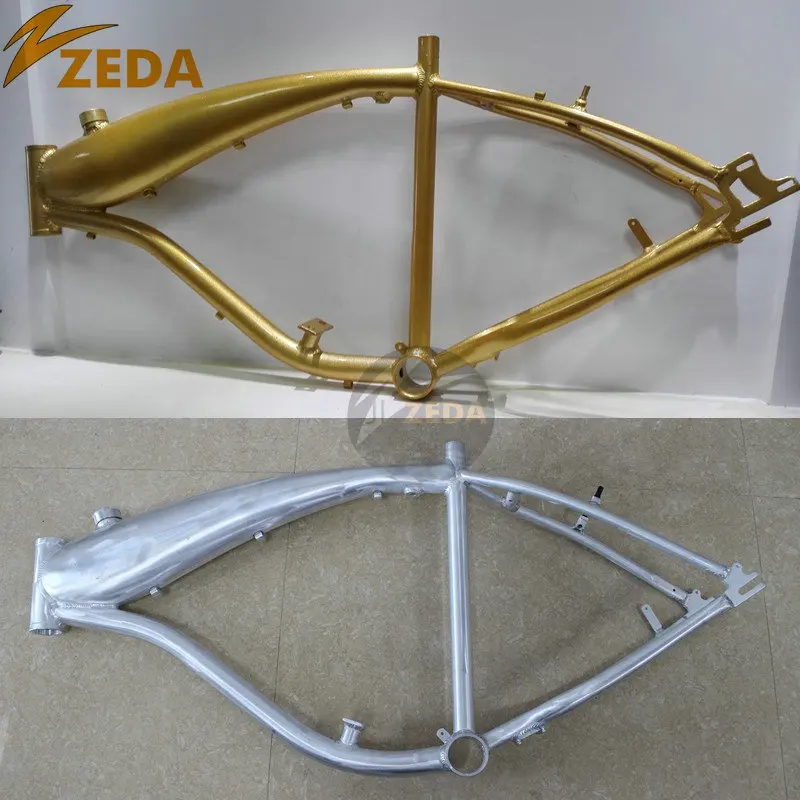 Rangka Aluminium 3,75 L untuk Sepeda/Bingkai Warna-warni/Rangka Buatan Tangki Gas dengan Dudukan Rem Disb Belakang