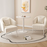 Fauteuil individuel de luxe, confortable, en velours, fauteuil baril, canapé, fauteuil d'appoint pour salon