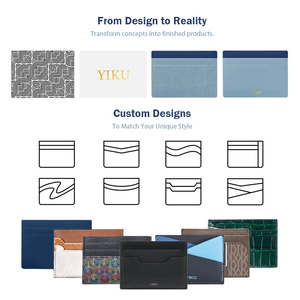 Portafoglio/<span class=keywords><strong>Porta</strong></span> <span class=keywords><strong>Carte</strong></span> di Credito da Uomo YIKU in Pelle PU Personalizzato con Stampa <span class=keywords><strong>Coccodrillo</strong></span> a Rilievo - Product Image 2