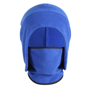 Masque facial en polaire bleu marine avec cache-cou, bonnet de ski coupe-vent pour le cyclisme, les sports de plein air, couvre-chef unisexe à isolation thermique - Product Image 4