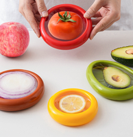 Lot de 4 Boîtes de Conservation Réutilisables en Plastique Injecté pour Ail, Oignons, Citrons, Pommes de Terre, Avocats et Tomates – Idéales pour Réfrigérateur