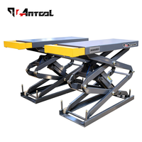 AnTool CE Cric à ciseaux personnalisé pour levage de voiture, à installer sous le plancher, 3 tonnes, hauteur de levage 2030 mm, pour travaux automobiles
