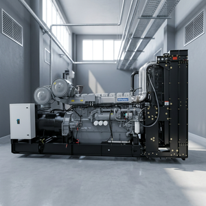 Parkins Generador usado de 1000 Kva con arranque automático 60 Hz Frecuencia 24V Voltaje nominal Sistema de refrigeración por agua Tipo de contenedor - Product Image 4