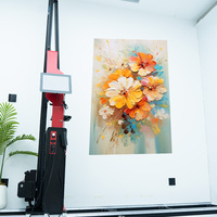 MK01 mesin cetak UV Transfer 3D 5D termurah mesin pencetak dinding vertikal Robot Printer Dinding