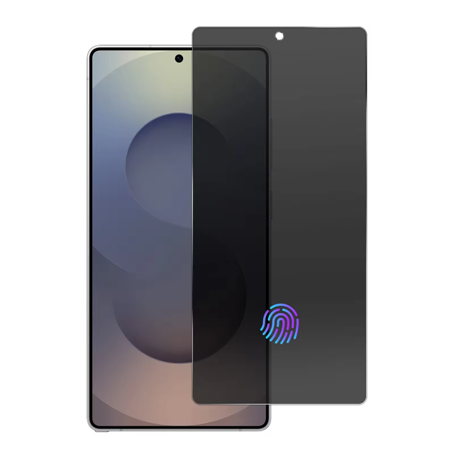 New Material Highest Hardness Unlock Fingerprint  S26 Series Privacy Tempered Glass for Samsung S26 Ultra Screen Protector