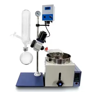 Dispositivo di distillatore chimico da tavolo per apparecchiature di laboratorio 2L evaporatore rotante RE-201D per distillazione di laboratorio