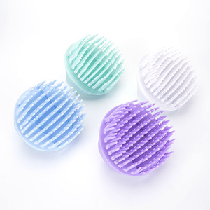 Cepillo de masaje para baño, bola de TPE, peine suave para champú, para suavizar y limpiar el cabello - Product Image 1