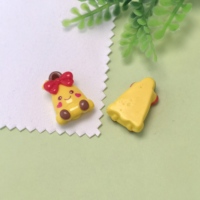 100 Pezzi di Decorazioni Natalizie in Resina, Campanelle Colorate a Forma di Pupazzo di Neve, Alberi e Personaggi Cartoon per Scrapbooking e Fai-da-Te