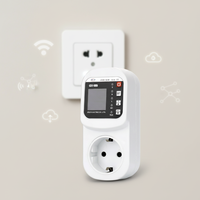 Prise intelligente WiFi EU 16A avec moniteur d'énergie, application Tuya, compteur d'électricité, tension, courant, kWh, suivi de la consommation d'énergie en temps réel