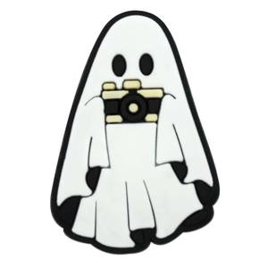 Chaussures sabot fantôme de la série Halloween best-seller Xiami avec breloque boucle fleurie unisexe en PVC - Product Image 6