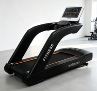Caminadora Eléctrica Comercial para Oficina, Hogar y Gimnasio, con Pantalla LCD, Inclinación Ajustable, para Ejercicios Cardiovasculares