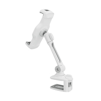 Support de tablette rotatif à 360 degrés en métal pour base à pince, support de bureau pour smartphone, ordinateur portable, mobile