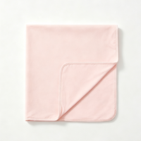 Offre Spéciale – Couverture d'emmaillotage pour bébé OEM à deux couches, 47''x47'', en bambou, motif nuage, grande taille, pour nouveau-né, couette et couvertures pour bébés filles et garçons