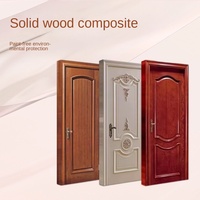 Ensemble de portes intérieures en MDF pur de style moderne, finition couleur en option, directement de l'usine, pour appartements