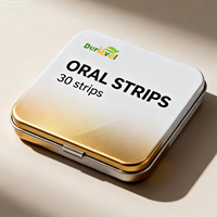 Complément Oral Instantané en Film Orodispersible Portable aux Saveurs Naturelles L-Théanine Vitamine B12 Électrolytes Boost Énergétique 30 Bandes Énergétiques